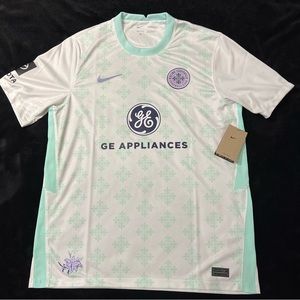 NEW Nike Racing Louisville FC Away Jersey White Mint Soccer Mens Size L